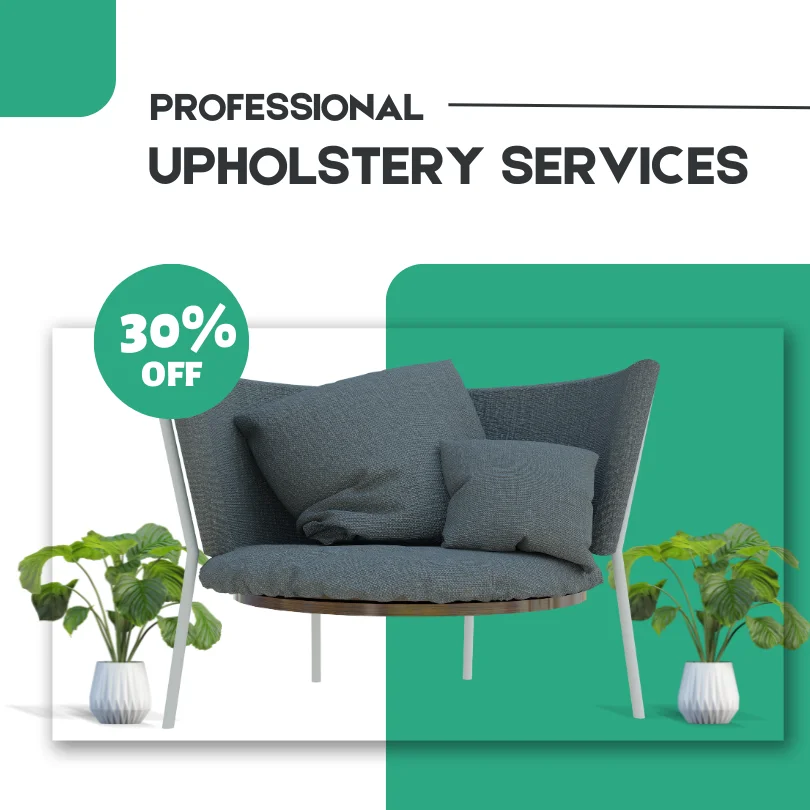 30% 0ff on Upholstery Services